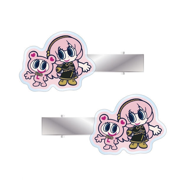 【グッズ-クリップ】初音ミク ANGEL BLUEコラボ 描き起こし 巡音ルカ&ナカムラくん アクリルヘアクリップ2個セット
