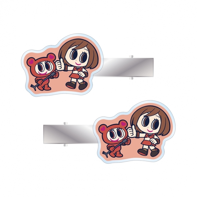 【グッズ-クリップ】初音ミク ANGEL BLUEコラボ 描き起こし MEIKO&ナカムラくん アクリルヘアクリップ2個セット
