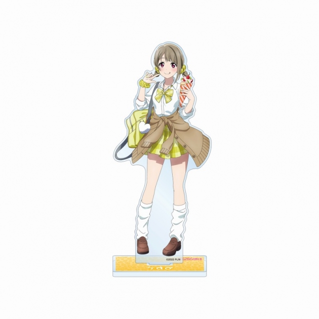 【グッズ-スタンドポップ】ラブライブ!虹ヶ咲学園スクールアイドル同好会 (ニジガク) 描き下ろし 中須かすみ ギャル制服ver. BIGアクリルスタンド
