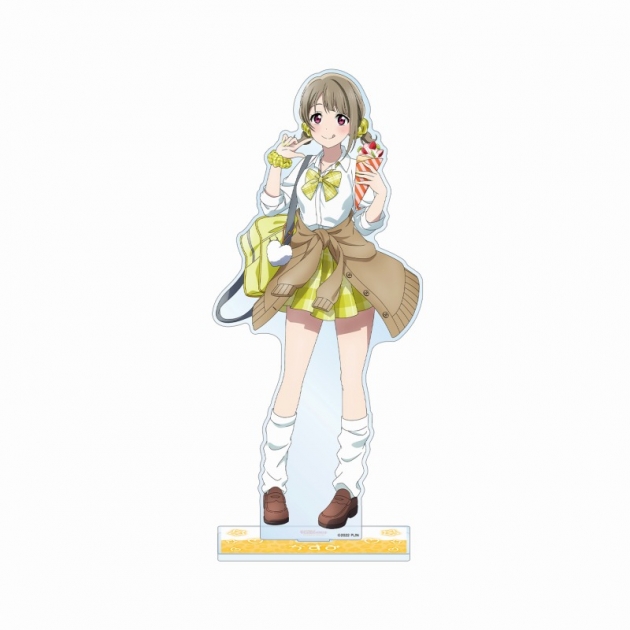 【グッズ-スタンドポップ】ラブライブ!虹ヶ咲学園スクールアイドル同好会 (ニジガク) 描き下ろし 中須かすみ ギャル制服ver. 特大アクリルスタンド
