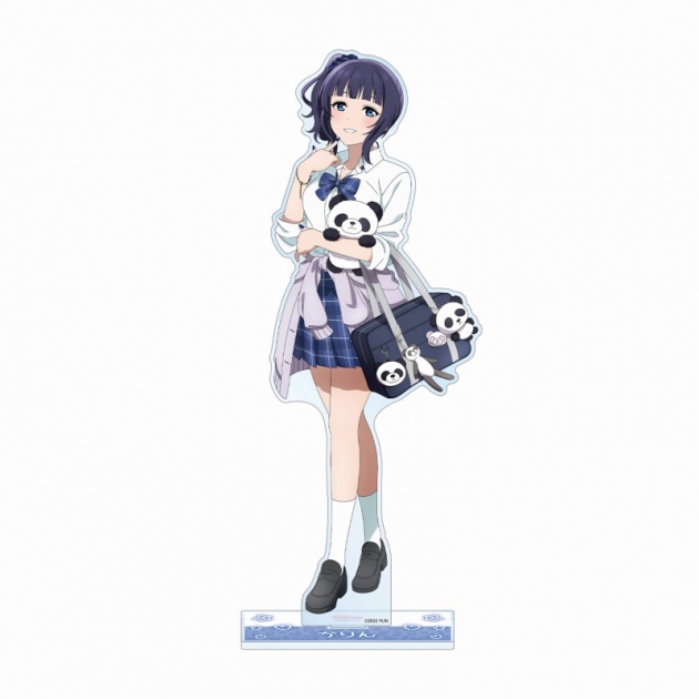 【グッズ-スタンドポップ】ラブライブ!虹ヶ咲学園スクールアイドル同好会 (ニジガク) 描き下ろし 朝香果林 ギャル制服ver. 特大アクリルスタンド
