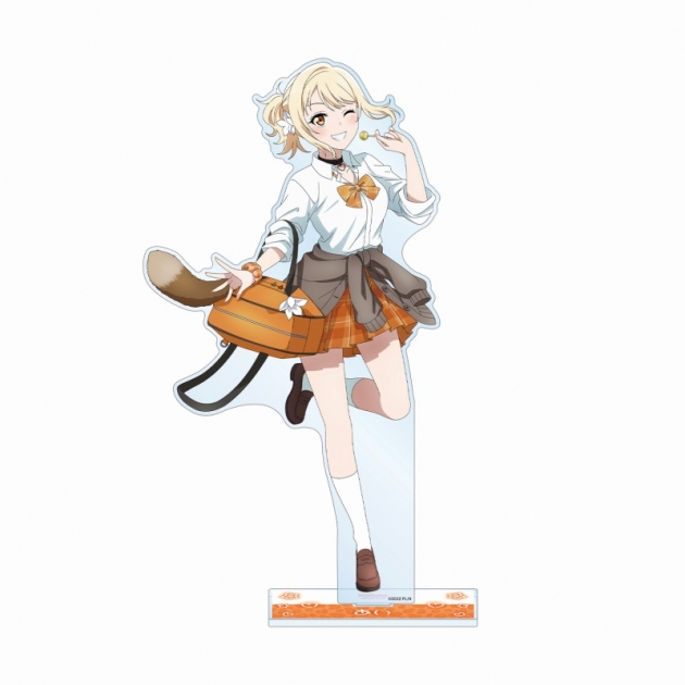 【グッズ-スタンドポップ】ラブライブ!虹ヶ咲学園スクールアイドル同好会 (ニジガク) 描き下ろし 宮下 愛 ギャル制服ver. 特大アクリルスタンド
