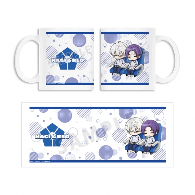 【グッズ-マグカップ】TVアニメ『ブルーロック』 凪 誠士郎&御影 玲王 ちびキャラ 新幹線でうたたねver. マグカップ【再販】
