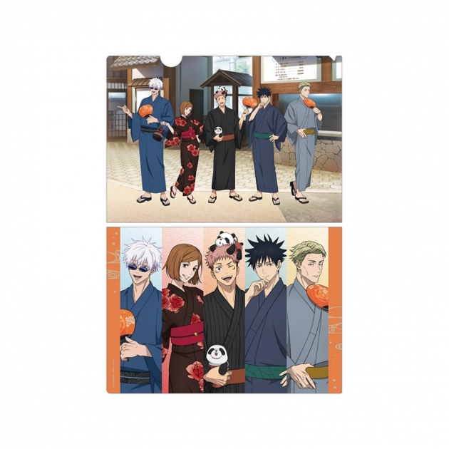 【グッズ-クリアファイル】TVアニメ「呪術廻戦」 描き下ろし 集合 浴衣ver. クリアファイル
