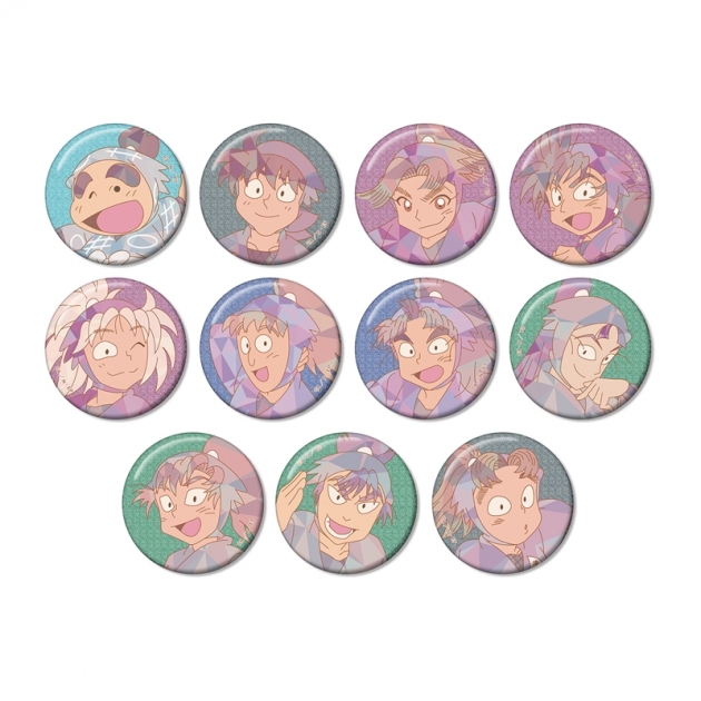 【グッズ-バッチ】忍たま乱太郎 トレーディング プリズムパターン グリッター缶バッジ ver.B【特典付】

