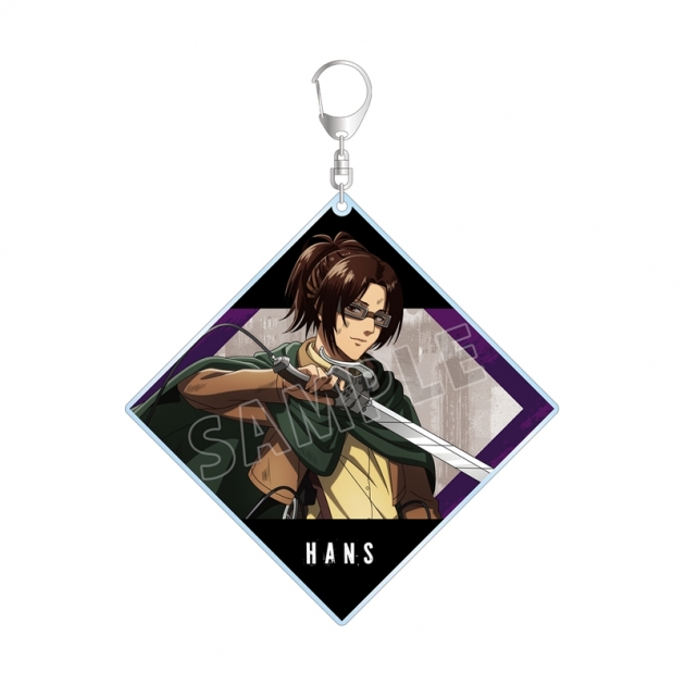 【グッズ-キーホルダー】TVアニメ『進撃の巨人』 描き下ろし ハンジ 戦いの後でver. BIGアクリルキーホルダー
