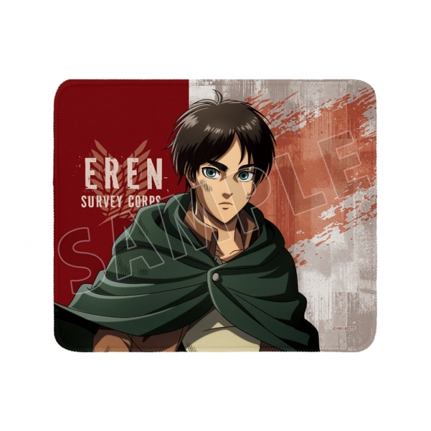 【グッズ-マウスパッド】TVアニメ『進撃の巨人』 描き下ろし エレン 戦いの後でver. マウスパッド
