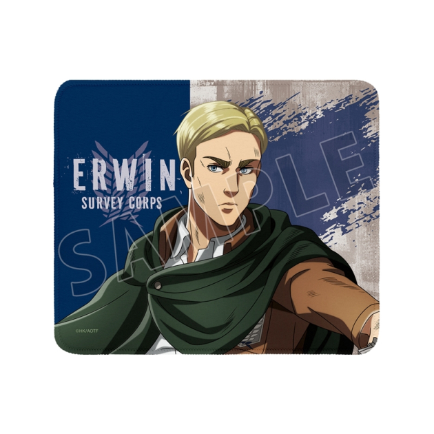 【グッズ-マウスパッド】TVアニメ『進撃の巨人』 描き下ろし エルヴィン 戦いの後でver. マウスパッド
