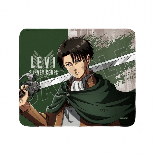 【グッズ-マウスパッド】TVアニメ『進撃の巨人』 描き下ろし リヴァイ 戦いの後でver. マウスパッド
