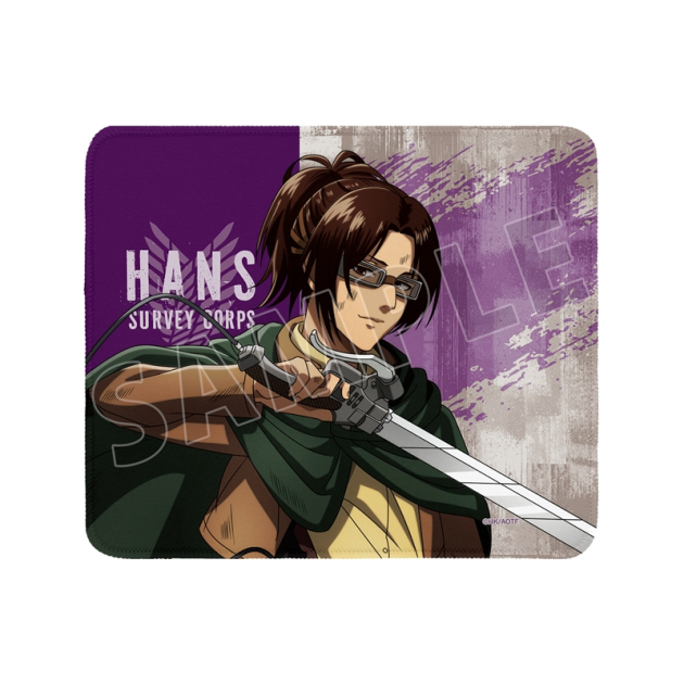 【グッズ-マウスパッド】TVアニメ『進撃の巨人』 描き下ろし ハンジ 戦いの後でver. マウスパッド
