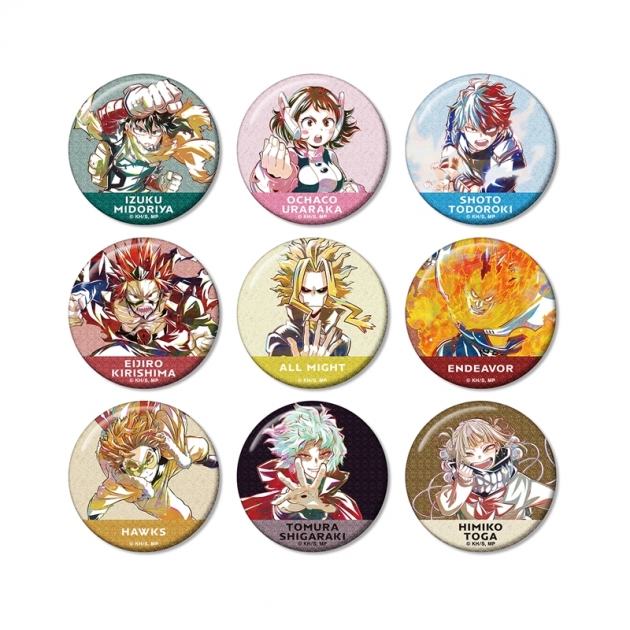 【グッズ-バッチ】TVアニメ『僕のヒーローアカデミア』 トレーディング Ani-Art 第8弾 グリッター缶バッジ ver.A【アニメイト特典付】
