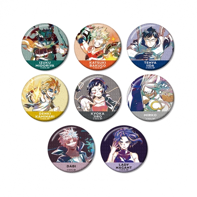 【グッズ-バッチ】TVアニメ『僕のヒーローアカデミア』 トレーディング Ani-Art 第8弾 グリッター缶バッジ ver.B【アニメイト特典付】
