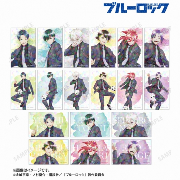 【グッズ-カード】TVアニメ『ブルーロック』 描き下ろし スーツモデルver. Ani-Art aqua label トレーディングホログラムイラストカード
