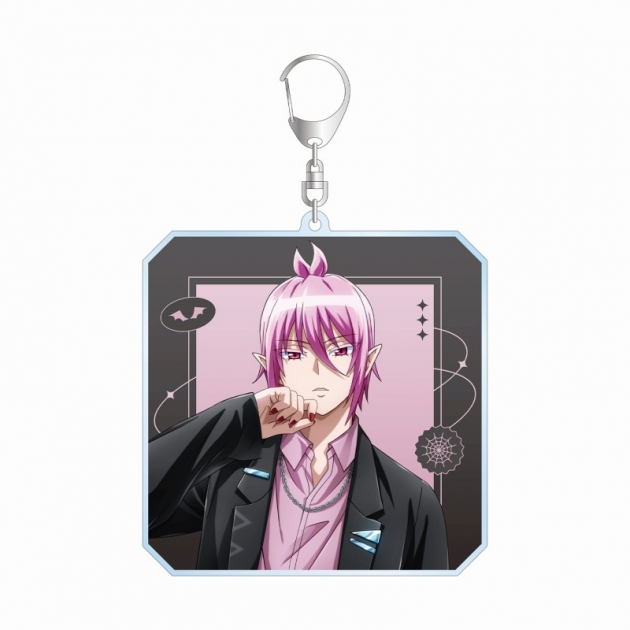 【グッズ-キーホルダー】魔入りました!入間くん 描き下ろし アスモデウス・アリス ブラックコーデver. BIGアクリルキーホルダー
