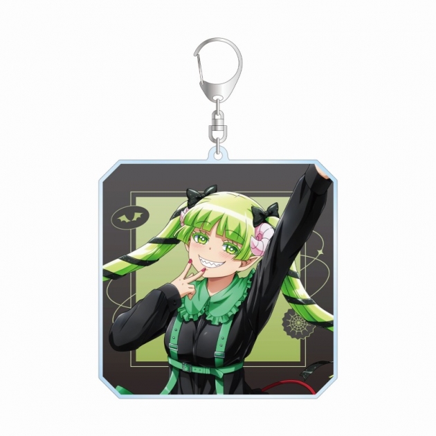 【グッズ-キーホルダー】魔入りました!入間くん 描き下ろし ウァラク・クララ ブラックコーデver. BIGアクリルキーホルダー
