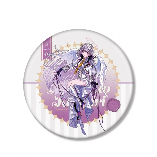 【グッズ-バッチ】ダンガンロンパシリーズ めつぶしあんこさんイラスト 霧切 響子 天使と悪魔ver. BIG缶バッジ
