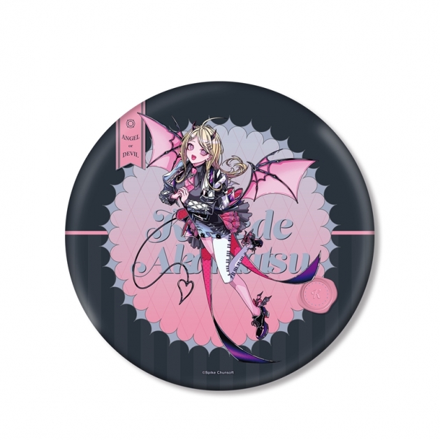 【グッズ-バッチ】ダンガンロンパシリーズ めつぶしあんこさんイラスト 赤松 楓 天使と悪魔ver. BIG缶バッジ
