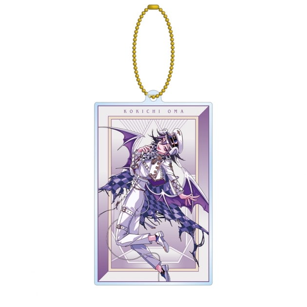 【グッズ-キーホルダー】ダンガンロンパシリーズ めつぶしあんこさんイラスト 王馬 小吉 天使と悪魔ver. BIGアクリルキーホルダー
