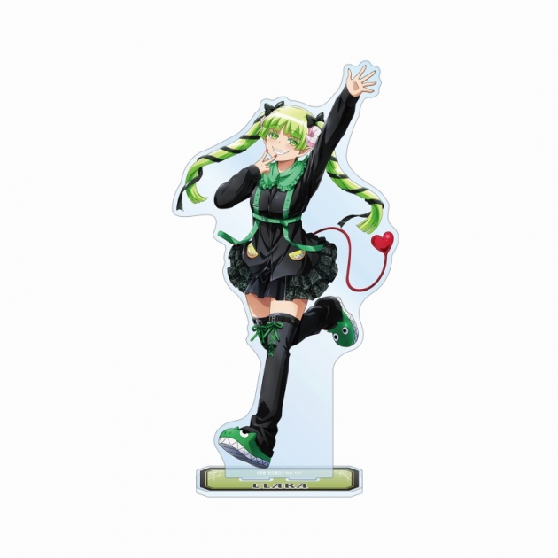 【グッズ-スタンドポップ】魔入りました!入間くん 描き下ろし ウァラク・クララ ブラックコーデver. 特大アクリルスタンド
