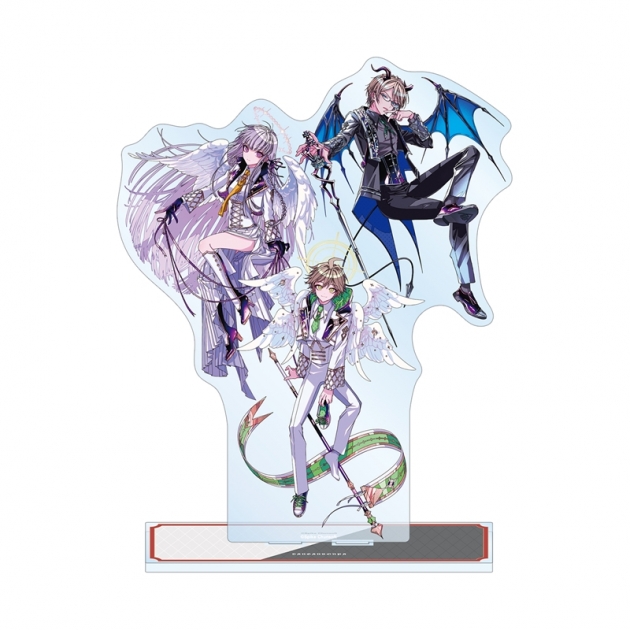 【グッズ-スタンドポップ】ダンガンロンパシリーズ めつぶしあんこさんイラスト 集合 A 天使と悪魔ver. BIGアクリルスタンド
