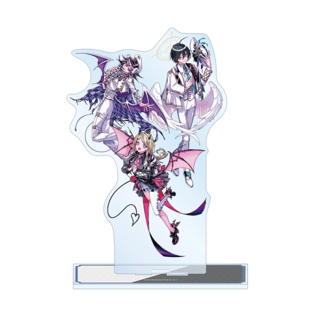 【グッズ-スタンドポップ】ダンガンロンパシリーズ めつぶしあんこさんイラスト 集合 C 天使と悪魔ver. BIGアクリルスタンド
