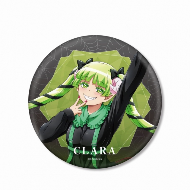 【グッズ-バッチ】魔入りました!入間くん 描き下ろし ウァラク・クララ ブラックコーデver. BIG缶バッジ
