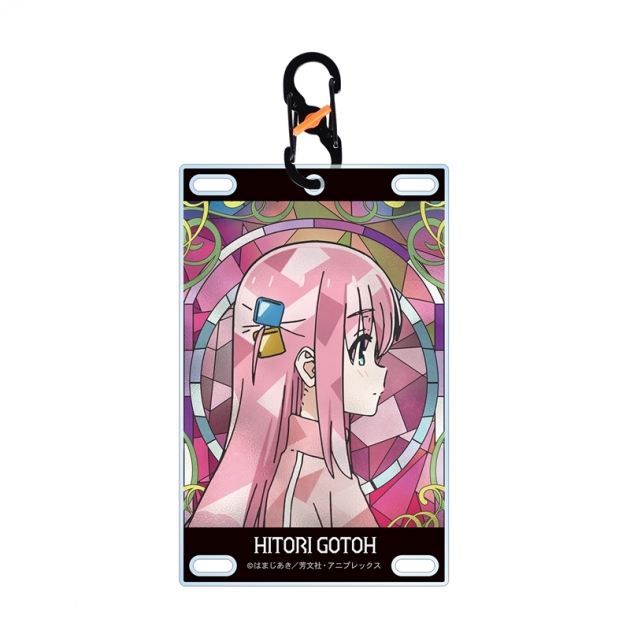 【グッズ-キーホルダー】アニメ「ぼっち・ざ・ろっく!」 後藤ひとり Aure Glass カラビナ付きカード型アクリルキーホルダー
