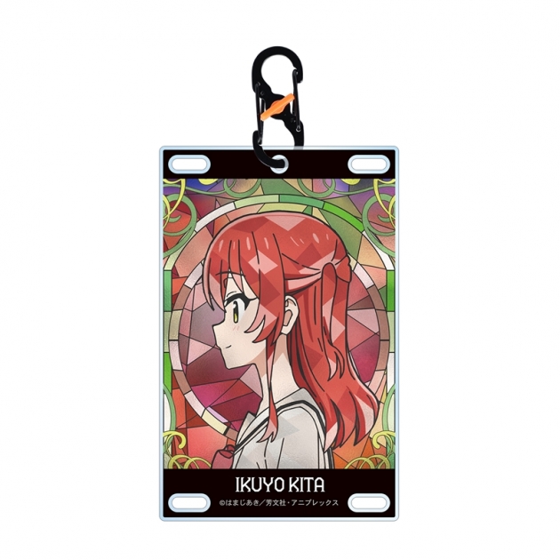 【グッズ-キーホルダー】アニメ「ぼっち・ざ・ろっく!」 喜多郁代 Aure Glass カラビナ付きカード型アクリルキーホルダー
