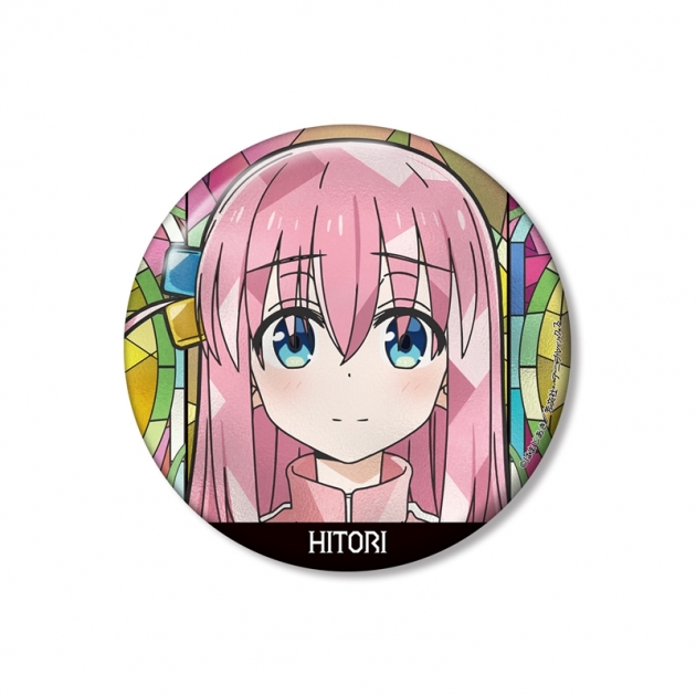 【グッズ-バッチ】アニメ「ぼっち・ざ・ろっく!」 後藤ひとり Aure Glass 100mm缶バッジ ver.A
