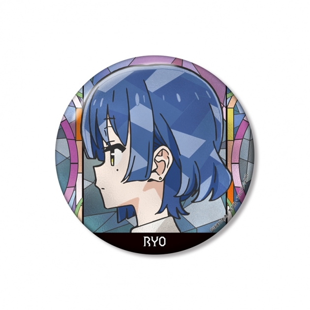 【グッズ-バッチ】アニメ「ぼっち・ざ・ろっく!」 山田リョウ Aure Glass 100mm缶バッジ ver.B
