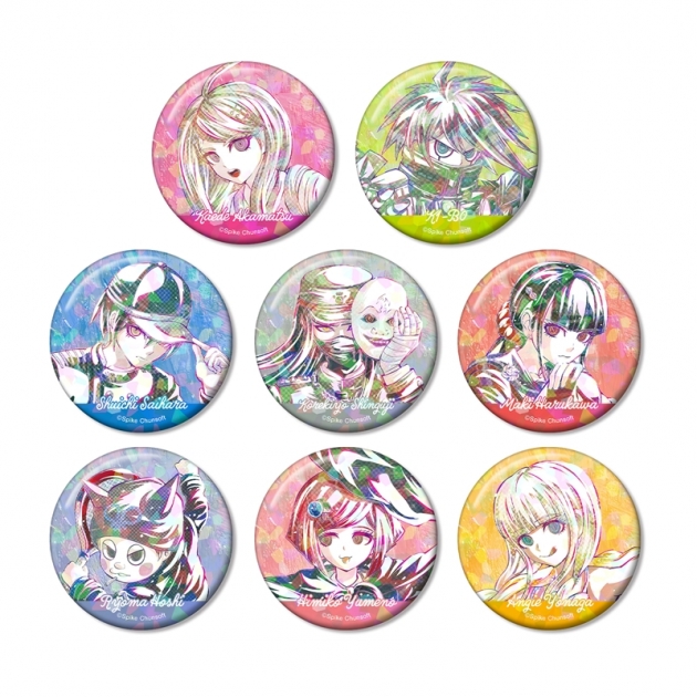 【グッズ-バッチ】ニューダンガンロンパV3 みんなのコロシアイ新学期 トレーディング Ani-Art ホログラム缶バッジ ver.A【アニメイト先行販売】【アニメイト特典付】
