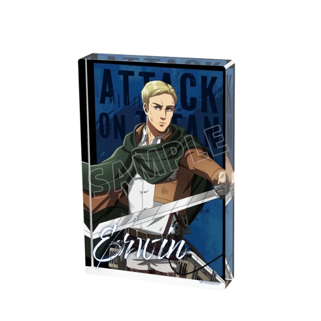 【グッズ-置きもの】TVアニメ『進撃の巨人』 描き下ろし エルヴィン 戦いの後でver. アクリルブロック
