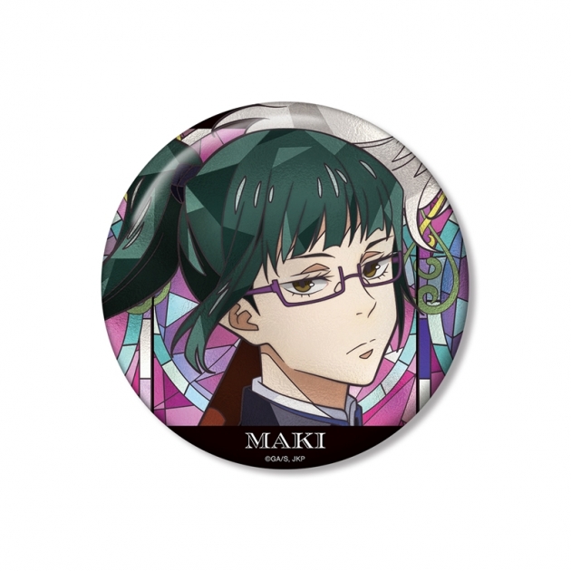 【グッズ-バッチ】TVアニメ「呪術廻戦」 禪院真希 Aure Glass 100mm缶バッジ
