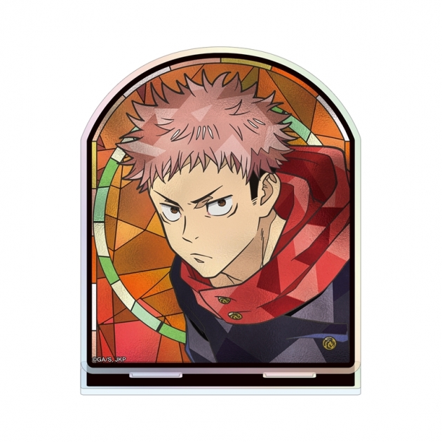 【グッズ-スタンドポップ】TVアニメ「呪術廻戦」 虎杖悠仁 Aure Glass オーロラアクリルスタンド
