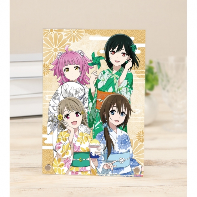 【グッズ-置きもの】ラブライブ!虹ヶ咲学園スクールアイドル同好会 (ニジガク) 描き下ろし 1年生 縁日ver. A5アクリルパネル
