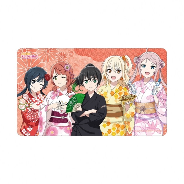 【グッズ-デスクマット】ラブライブ!虹ヶ咲学園スクールアイドル同好会 (ニジガク) 描き下ろし 2年生 縁日ver. マルチデスクマット
