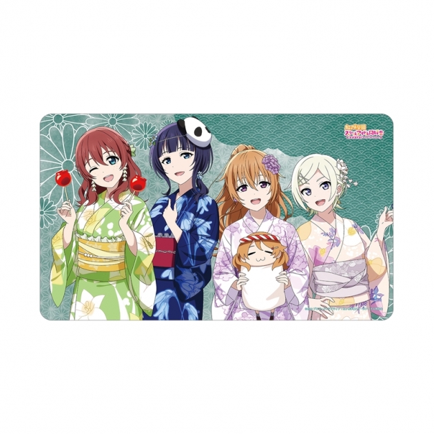 【グッズ-デスクマット】ラブライブ!虹ヶ咲学園スクールアイドル同好会 (ニジガク) 描き下ろし 3年生 縁日ver. マルチデスクマット
