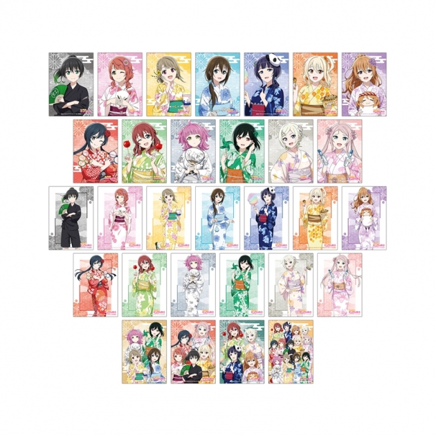 【グッズ-ブロマイド】ラブライブ!虹ヶ咲学園スクールアイドル同好会 (ニジガク) 描き下ろし 縁日ver. トレーディングブロマイド
