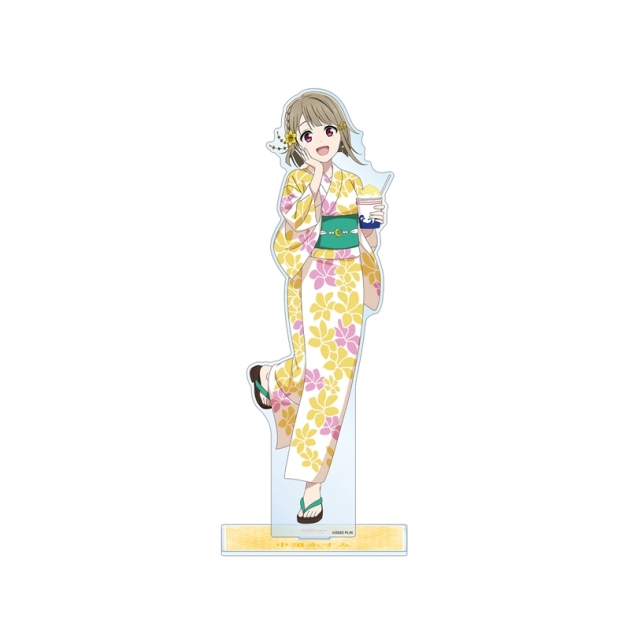 【グッズ-スタンドポップ】ラブライブ!虹ヶ咲学園スクールアイドル同好会 (ニジガク) 描き下ろし 中須かすみ 縁日ver. 特大アクリルスタンド

