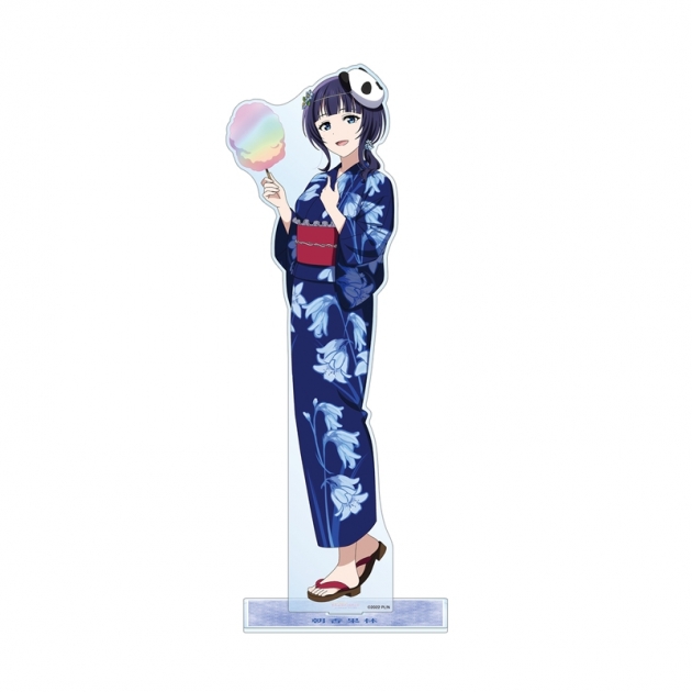 【グッズ-スタンドポップ】ラブライブ!虹ヶ咲学園スクールアイドル同好会 (ニジガク) 描き下ろし 朝香果林 縁日ver. 特大アクリルスタンド
