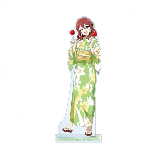 【グッズ-スタンドポップ】ラブライブ!虹ヶ咲学園スクールアイドル同好会 (ニジガク) 描き下ろし エマ・ヴェルデ 縁日ver. 特大アクリルスタンド
