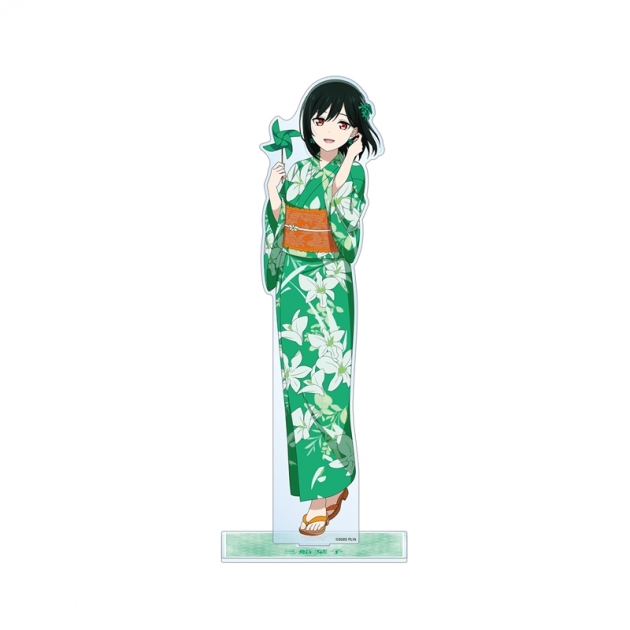 【グッズ-スタンドポップ】ラブライブ!虹ヶ咲学園スクールアイドル同好会 (ニジガク) 描き下ろし 三船栞子 縁日ver. 特大アクリルスタンド
