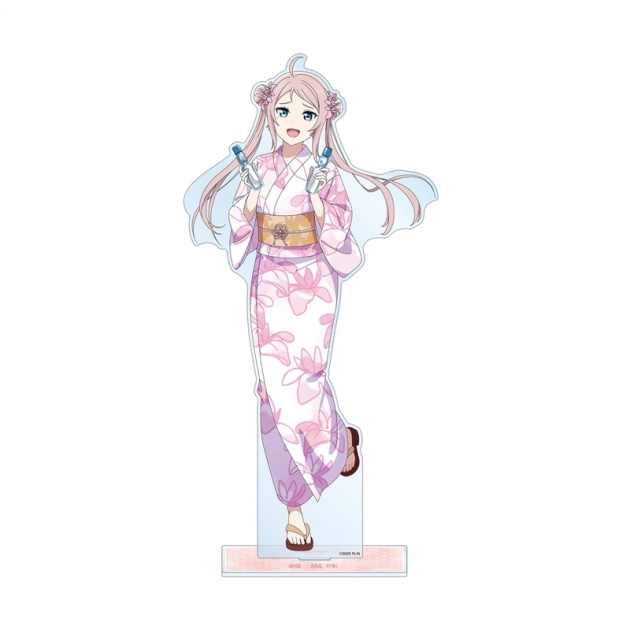 【グッズ-スタンドポップ】ラブライブ!虹ヶ咲学園スクールアイドル同好会 (ニジガク) 描き下ろし 鐘 嵐珠 縁日ver. 特大アクリルスタンド
