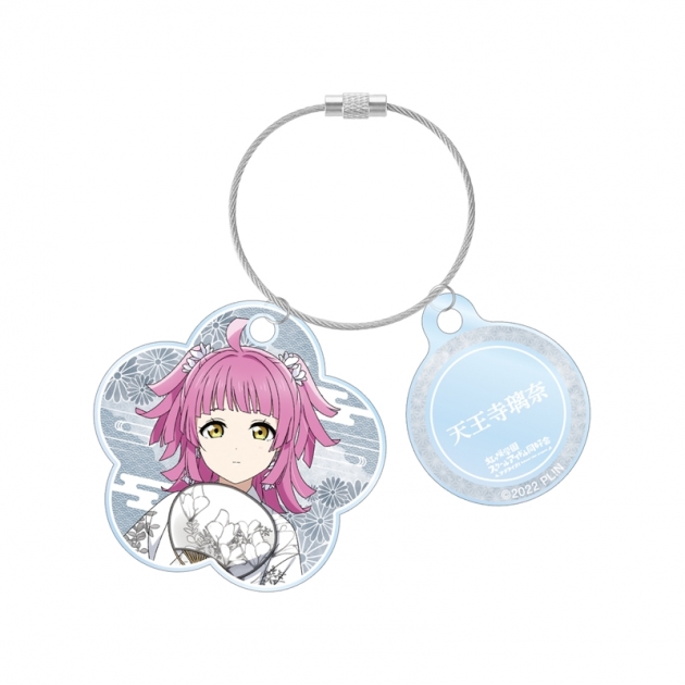 【グッズ-キーホルダー】ラブライブ!虹ヶ咲学園スクールアイドル同好会 (ニジガク) 描き下ろし 天王寺璃奈 縁日ver. 2連ワイヤーアクリルキーホルダー
