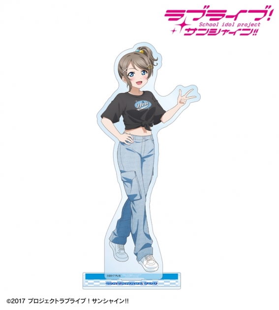 【グッズ-スタンドポップ】ラブライブ!サンシャイン!! arti-mate BIGアクリルスタンド 渡辺 曜 描き下ろし Y2Kファッションver.【アニメイト限定】
