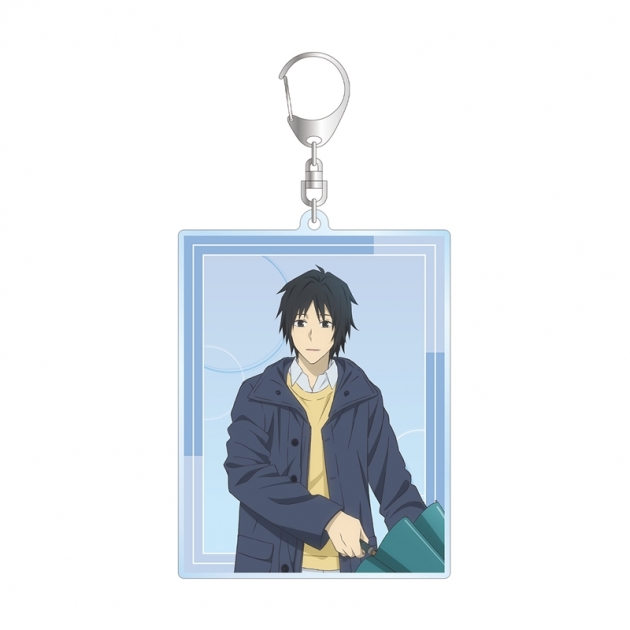 【グッズ-キーホルダー】夏目友人帳 描き下ろし 田沼 要 雨の日ver. BIGアクリルキーホルダー
