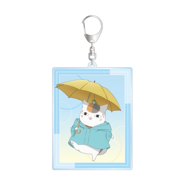 【グッズ-キーホルダー】夏目友人帳 描き下ろし ニャンコ先生 雨の日ver. BIGアクリルキーホルダー
