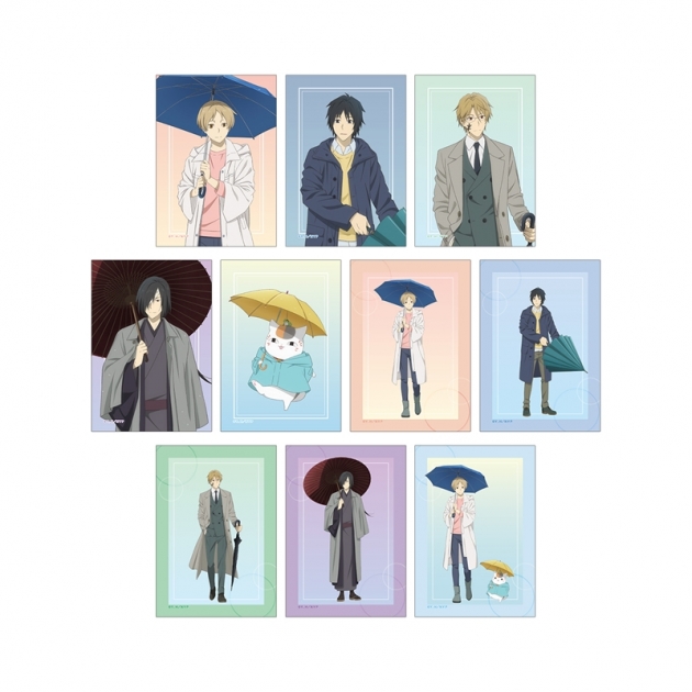 【グッズ-ブロマイド】夏目友人帳 描き下ろし 雨の日ver. トレーディングブロマイド
