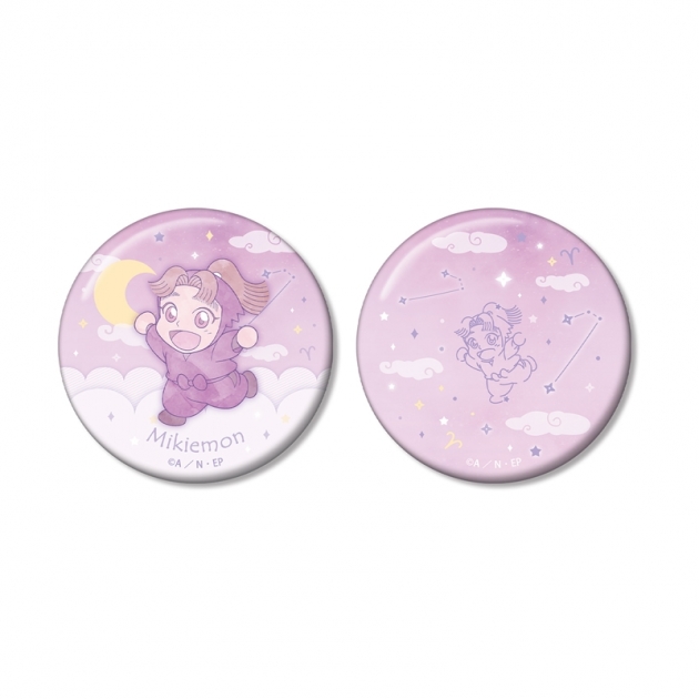 【グッズ-バッチ】忍たま乱太郎 田村三木ヱ門 ar-Unity 星座柄 缶バッジ2個セット
