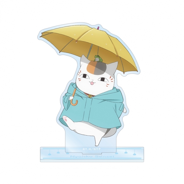 【グッズ-スタンドポップ】夏目友人帳 描き下ろし ニャンコ先生 雨の日ver. BIGアクリルスタンド
